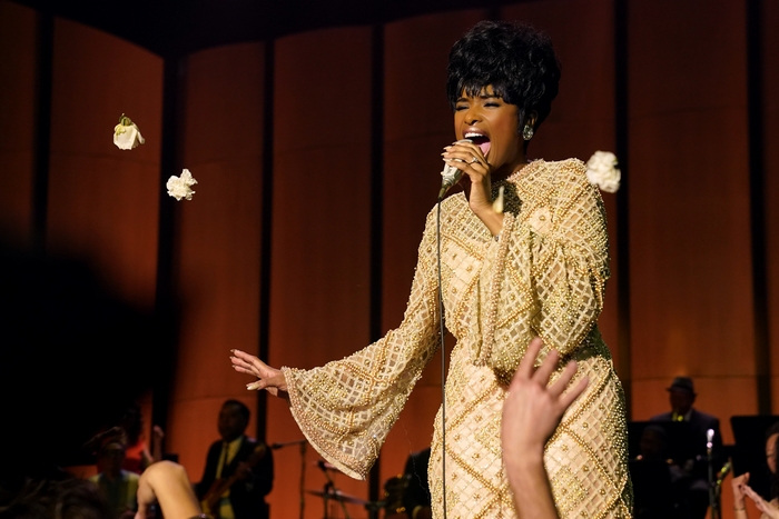 Jennifer Hudson as Aretha Franklin performing in 'Respect'