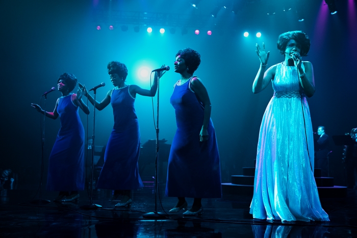 Jennifer Hudson as Aretha Franklin performing in Respect