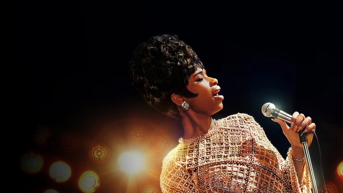 Jennifer Hudson as Aretha Franklin singing in Respect