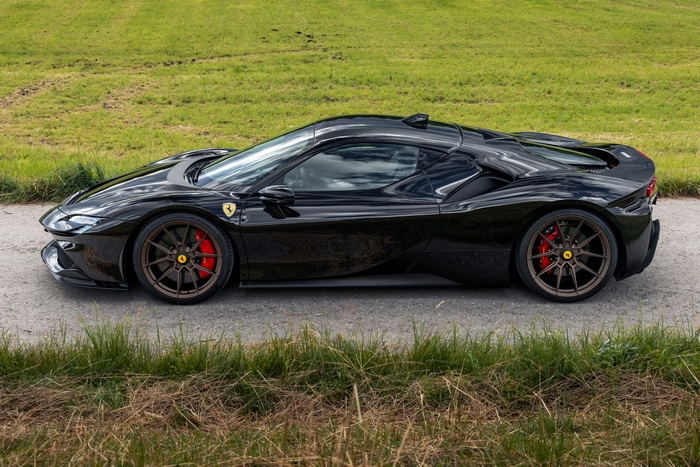 Black Novitec Ferrari SF90 Stradale Supercar