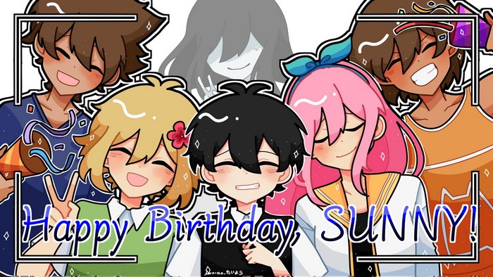 Sunny and Friends from Omori Celebrate