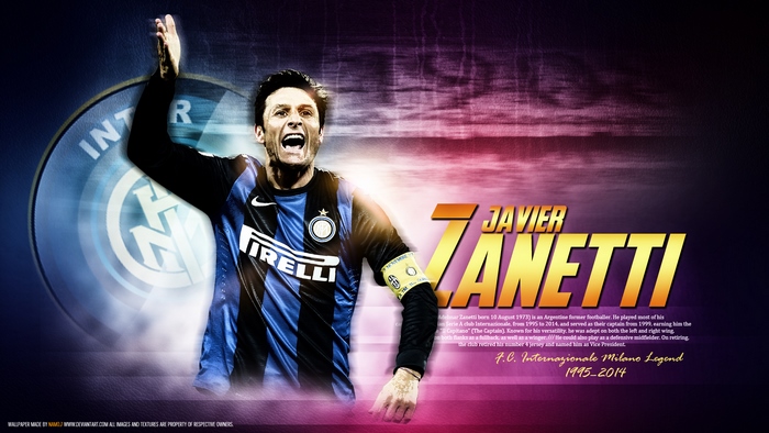 Javier Zanetti Inter Milan Legend 1995-2014