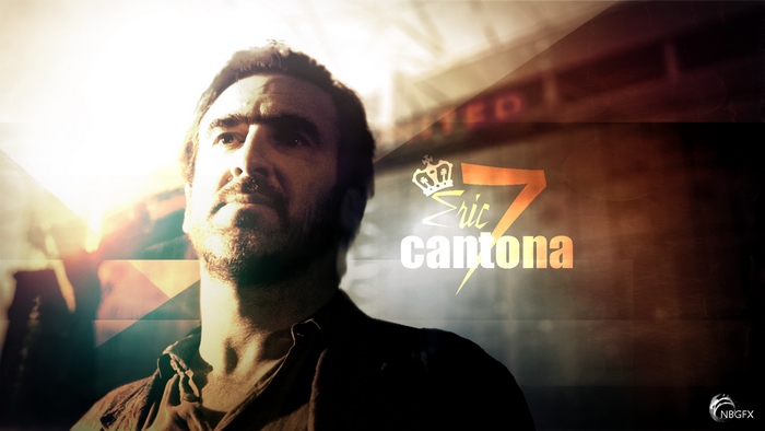 Eric Cantona King 7 Soccer Portrait