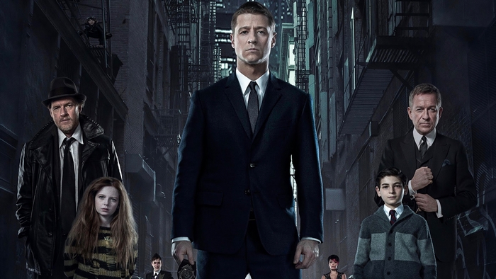 Gotham TV Series Jim Gordon and Cast Poster