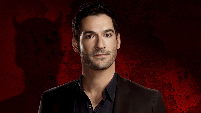 Lucifer Morningstar Tom Ellis devil shadow portrait
