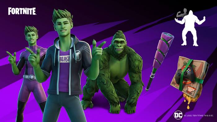 Fortnite Beast Boy Skins and Items