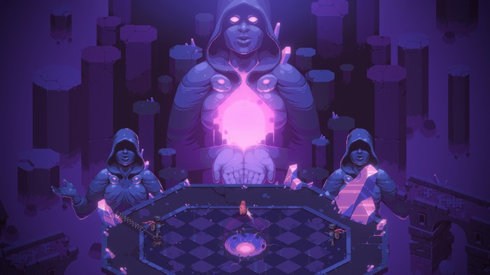 Eldest Souls: Ancient Statues and Glowing Orb