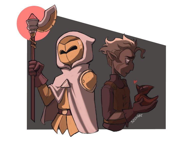 Hunter and The Golden Guard Characters Artwork