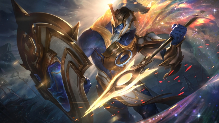 Pantheon (League Of Legends) Cosmic Warrior