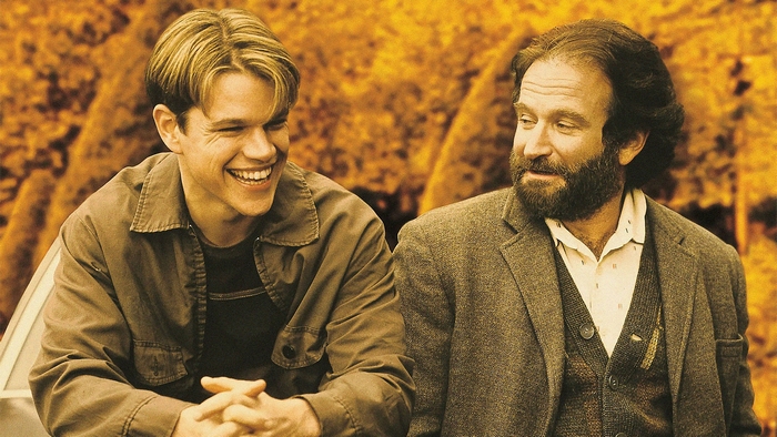 Good Will Hunting: Matt Damon and Robin Williams together