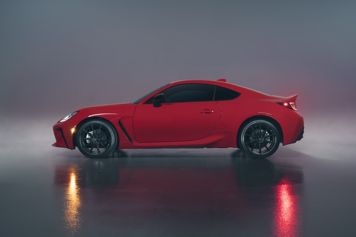 Red 2022 Toyota GR 86 Sport Car Side Profile