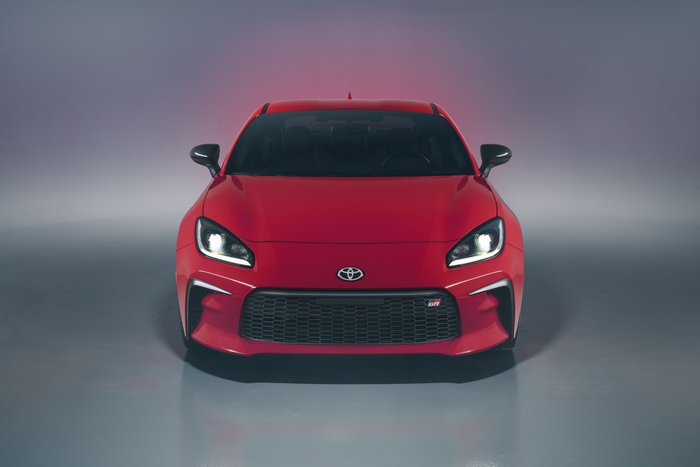 Red 2022 Toyota GR 86 Sport Car Front View