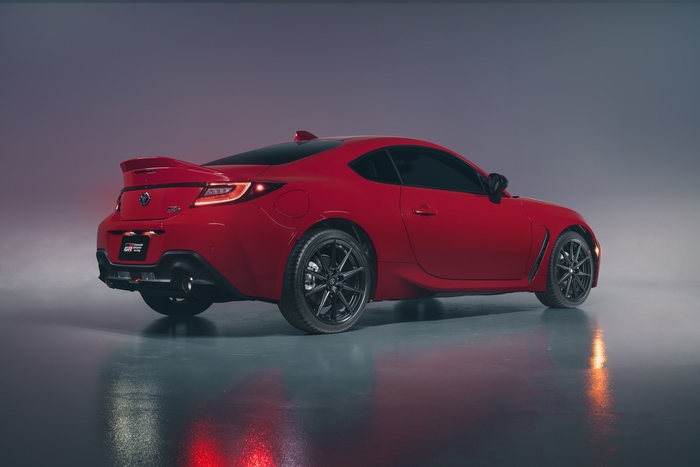 Red 2022 Toyota GR 86 Sport Car rear view