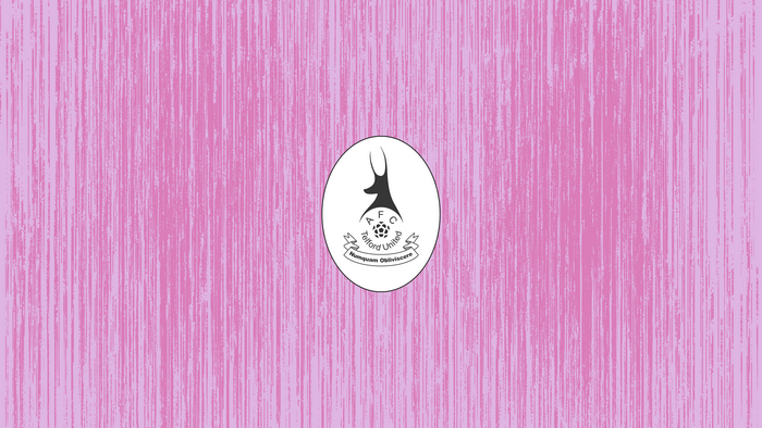 AFC Telford United Logo on Pink Textured Background