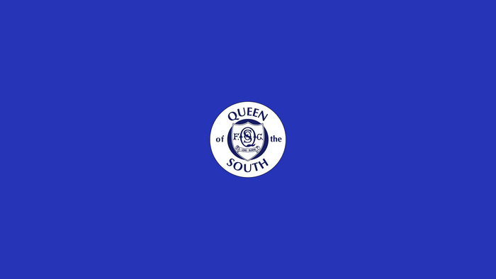 Queen Of The South F.C. logo on blue background