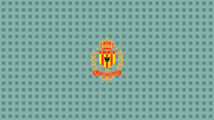 K.V. Mechelen Soccer Club Logo Emblem