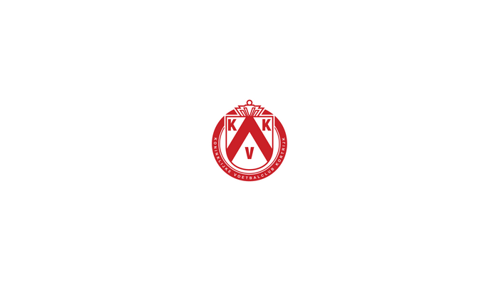 K.V. Kortrijk Soccer Club Logo Emblem