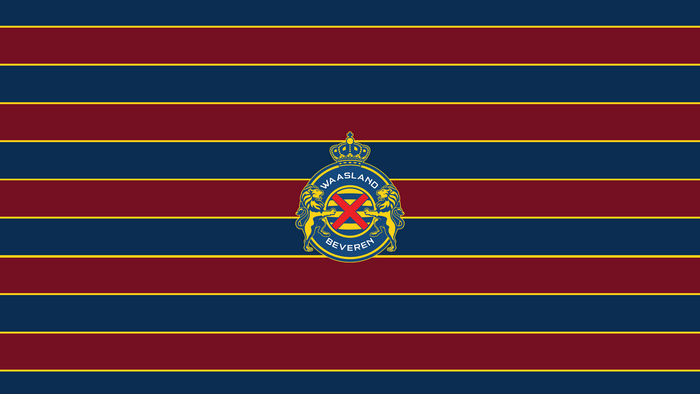 Waasland-Beveren Soccer Club Emblem Logo