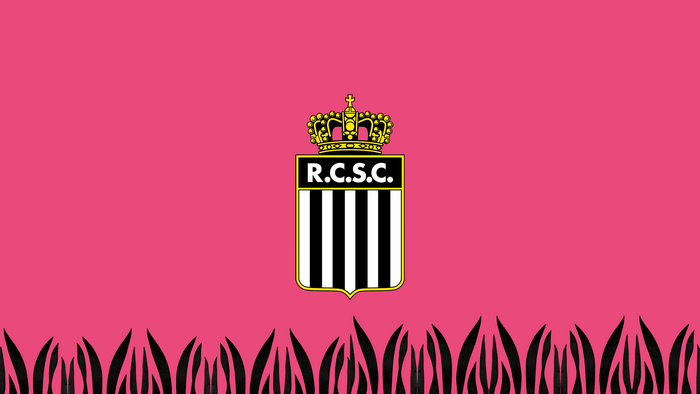 R. Charleroi S.C. Emblem Pink and Black