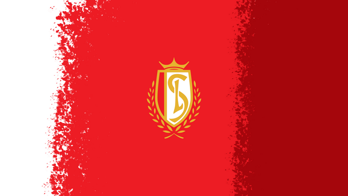 Standard Liège Soccer Logo Red White Grunge