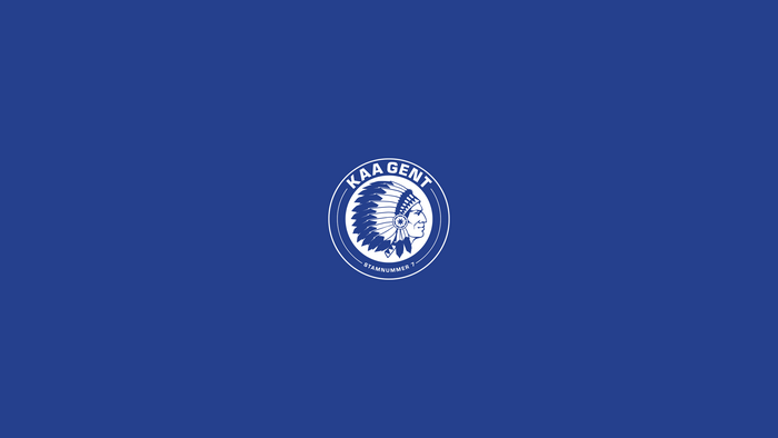 K.A.A. Gent Soccer Logo