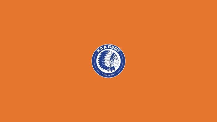 K.A.A. Gent Emblem with Chief on Orange