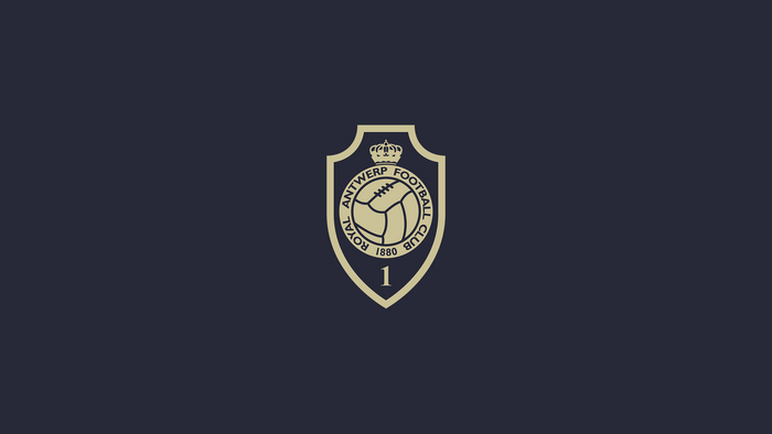 Royal Antwerp F.C. Logo on Dark Background