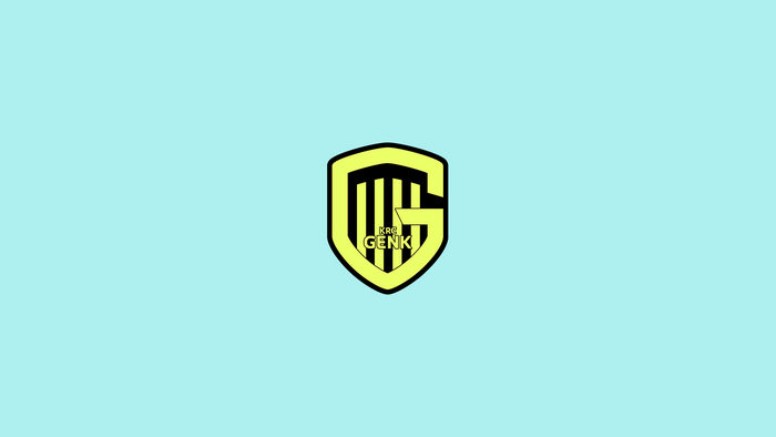 K.R.C. Genk Soccer Logo