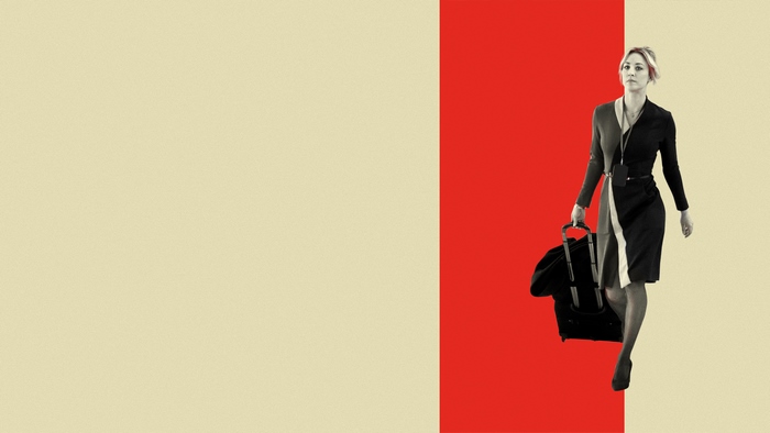 The Flight Attendant Kaley Cuoco split color poster