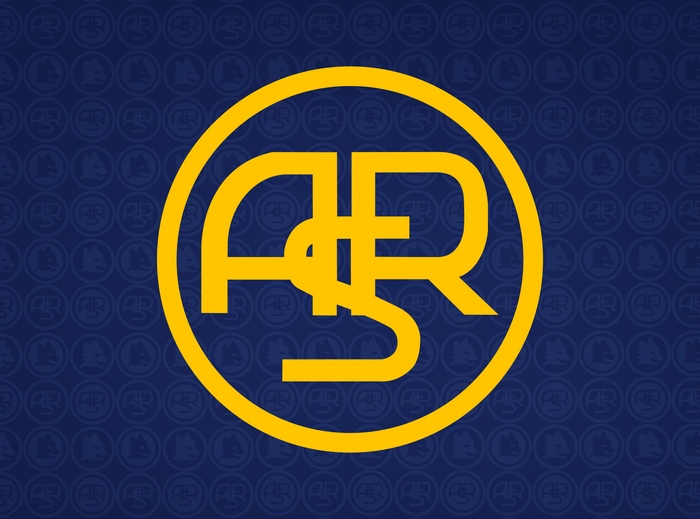 A.S. Roma Soccer Emblem Logo