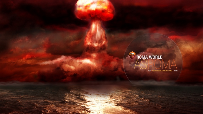 AS Roma World Logo Mushroom Cloud