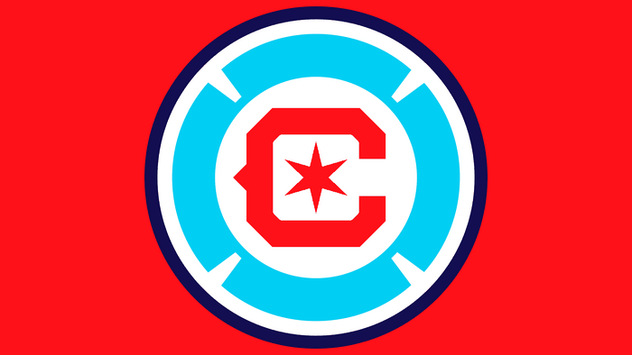 Chicago Fire FC Soccer Emblem 4K