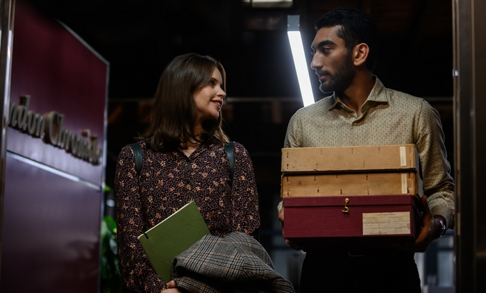 Felicity Jones and Nabhaan Rizwan in Last Letter From Your Lover