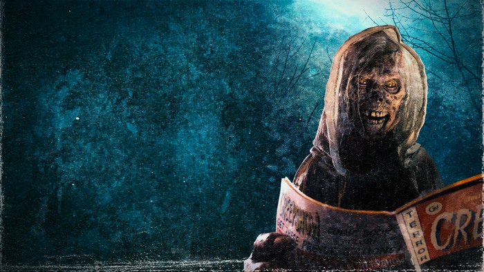 Creepshow 4K: The Creep reading a comic