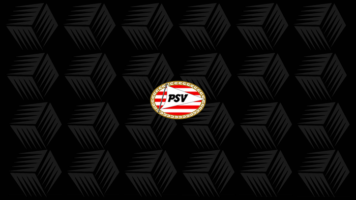 PSV Eindhoven Logo on Dark Pattern Background
