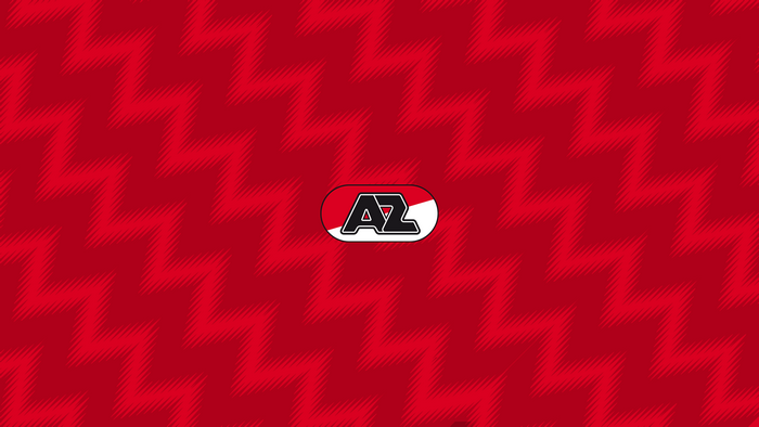 AZ Alkmaar Logo Red Zigzag Pattern