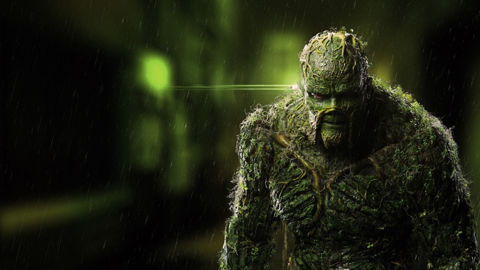 Swamp Thing 4K with Green Light Beam