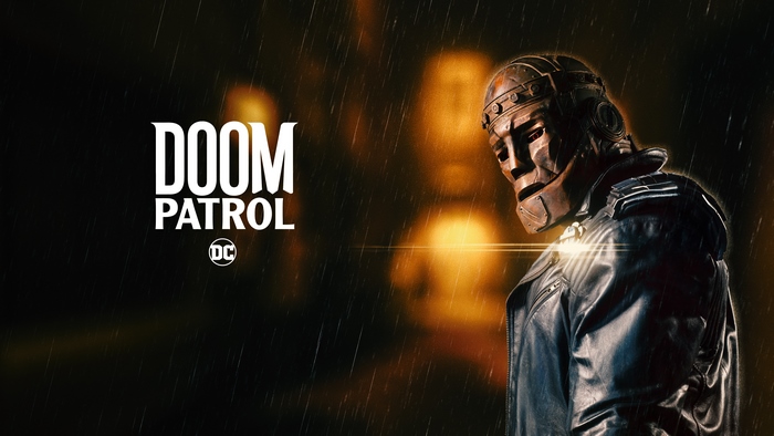 Robotman from Doom Patrol in the rain 4K