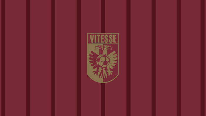 SBV Vitesse Soccer Emblem Maroon Stripes