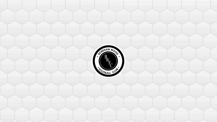 Boreham Wood F.C. Soccer Emblem Hexagonal Pattern