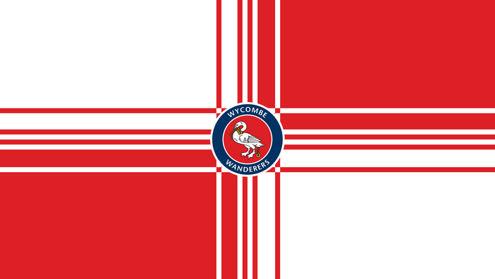 Wycombe Wanderers F.C. Flag Logo Emblem