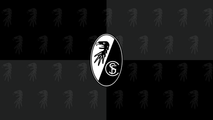SC Freiburg Logo and Eagle Pattern Soccer Emblem