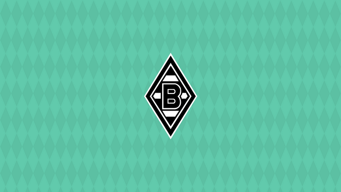 Borussia Mönchengladbach soccer logo teal diamond pattern