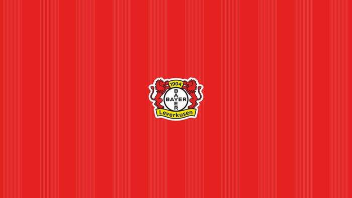 Bayer Leverkusen Soccer Emblem Red Striped