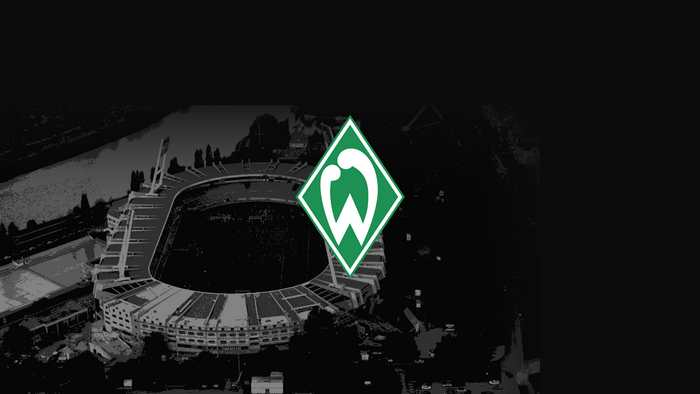 SV Werder Bremen Logo over Soccer Stadium