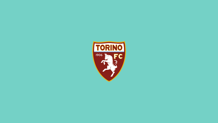 Torino F.C. Logo on Teal Background