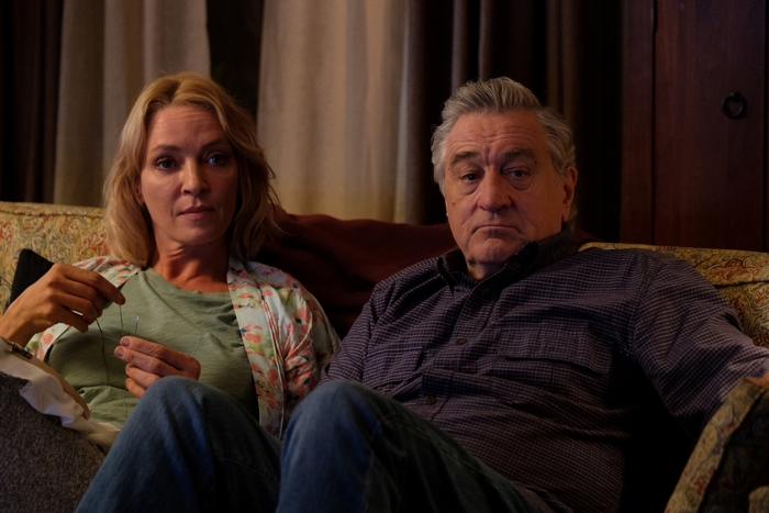Robert De Niro and Uma Thurman in The War With Grandpa
