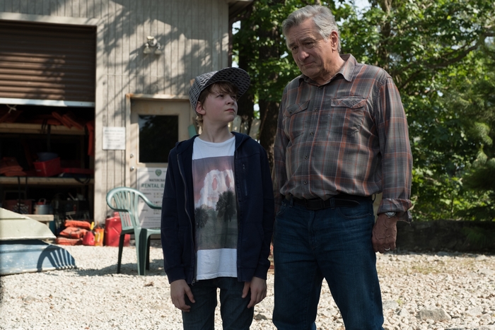 Robert De Niro and Oakes Fegley in The War With Grandpa