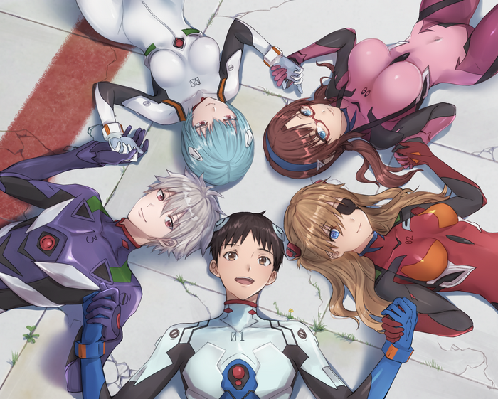 Neon Genesis Evangelion Characters Circle