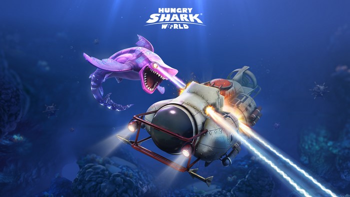 Hungry Shark World: Epic Underwater Laser Battle